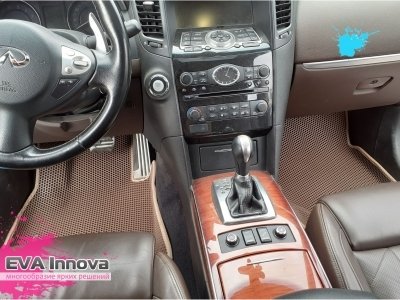 Коврики EVA 3D c бортами для Infiniti FX II 2009 - 2013