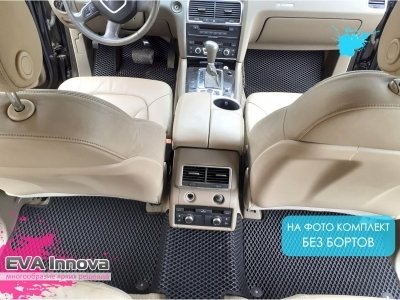 Коврики EVA 3D c бортами для Audi Q7 I 7 мест 2006 - 2015