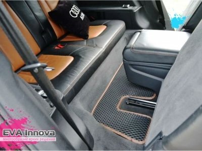 Коврики EVA 3D c бортами для Audi Q7 I 7 мест 2006 - 2015