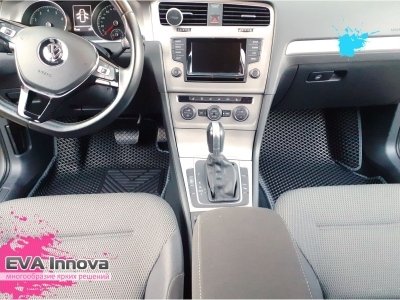 Коврики EVA 3D c бортами для Volkswagen Golf VII 2012 - 2020