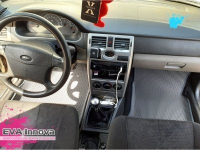 Коврики EVA 3D c бортами для Lada Priora 2007 - 2018