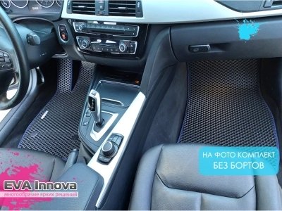 Коврики EVA 3D c бортами для BMW 3 (F30) 2015 - 2020 рестайлинг