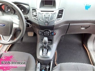 Коврики EVA 3D c бортами для Ford Fiesta VI 2008 - 2017