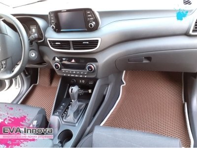 Коврики EVA 3D c бортами для Hyundai Tucson III 2015 - 2020