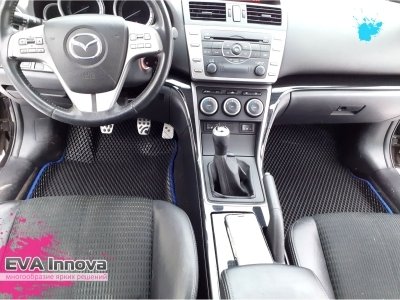 Коврики EVA 3D c бортами для Mazda 6 (GH) 2007 - 2013