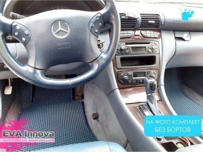 Коврики EVA 3D c бортами для Mercedes С-класс W203 4WD 2000 - 2007 