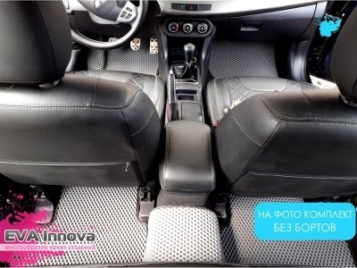 Коврики EVA 3D c бортами для Mitsubishi Lancer X 2007 - 2018