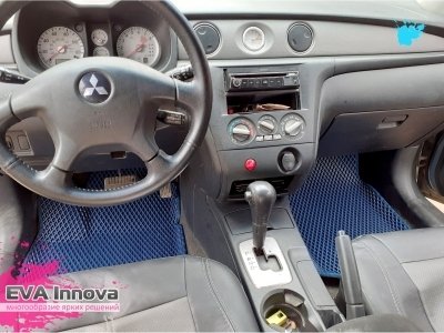Коврики EVA 3D c бортами для Mitsubishi Outlander I CU 2002 - 2006