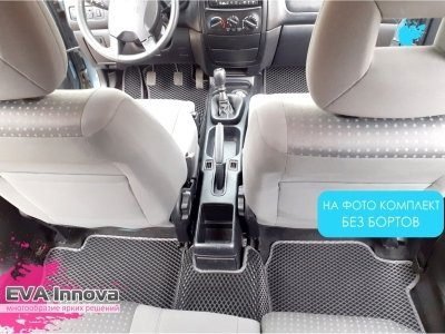 Коврики EVA 3D c бортами для Mitsubishi Space Star I 1998 - 2005