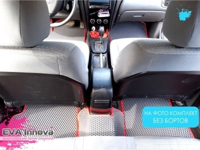 Коврики EVA 3D c бортами для Nissan Almera Classic B10 2006 - 2013