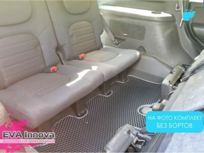 Коврики EVA 3D c бортами для Nissan Pathfinder (R51) 7 мест 2010 - 2014