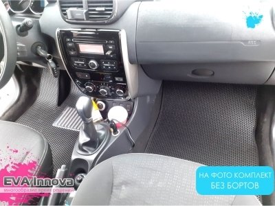 Коврики EVA 3D c бортами для Nissan Terrano III 2014 - наст. время
