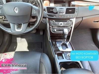 Коврики EVA 3D c бортами для Renault Latitude 2010 - 2015