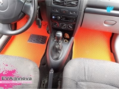 Коврики EVA 3D c бортами для Renault Symbol 1999 - 2008