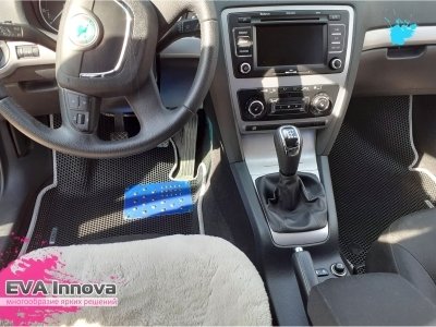 Коврики EVA 3D c бортами для Skoda Octavia (A5) 2004 - 2013