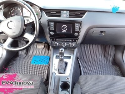 Коврики EVA 3D c бортами для Skoda Octavia (A7) 2013 - 2022