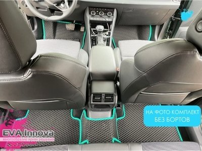 Коврики EVA 3D c бортами для Skoda Karoq 2019- наст. время