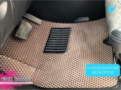 Коврики EVA 3D c бортами для Chevrolet Captiva C140 7 мест 2011 - 2018