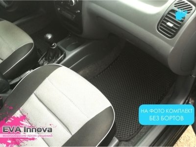 Коврики EVA 3D c бортами для Chevrolet Lanos 1997 - 2009