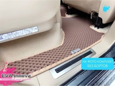 Коврики EVA 3D c бортами для Toyota Land Cruiser 300 2021 - наст. время