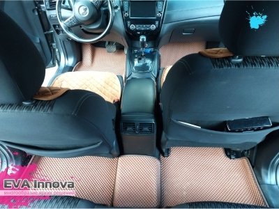 Коврики EVA 3D c бортами для Nissan X-Trail (T32) 2013 - наст. время