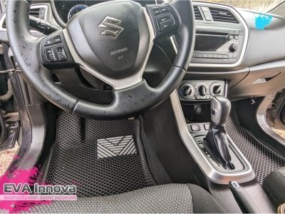 Коврики EVA 3D c бортами для Suzuki SX-4 II (S-Cross) 2013 - 2022