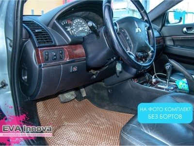 Коврики EVA 3D c бортами для Mitsubishi Galant IX 2003 - 2012