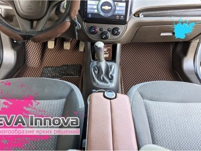 Коврики EVA 3D c бортами для Chevrolet Cobalt 2011 - 2015