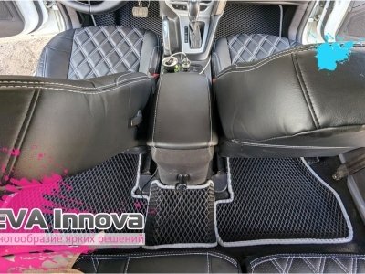 Коврики EVA 3D c бортами для Ford Focus III 2014 - 2019