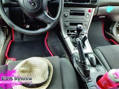 Коврики EVA 3D c бортами для Subaru Legacy IV BL/BP 2003 - 2009